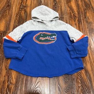 Florida Gators Kids Blue & Gray Hoodie Logo Girls Size 14 / 16 XL